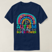 Autismus ist mein Super-Power ADHD Puzzle Autismus T-Shirt (Design vorne)