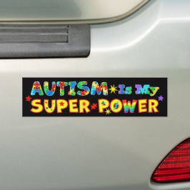 Autismus ist mein Super-Power Autoaufkleber