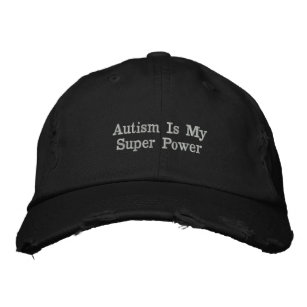 Autismus ist mein Super-Power bestickte Cap Bestickte Baseballkappe