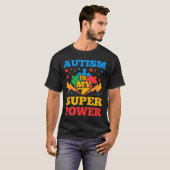 Autismus ist mein Super-Power für Damen und Herren T-Shirt (Vorne ganz)