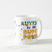 Autismus ist mein Super-Power Kaffeetasse (VorderseiteRechts)