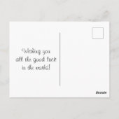 Autismus ist mein Super-Power Postkarte (Rückseite)