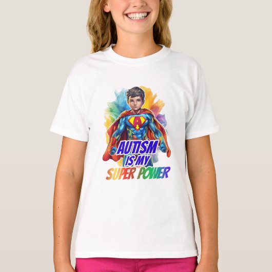 Autismus ist mein Super-Power T-Shirt (Vorderseite)