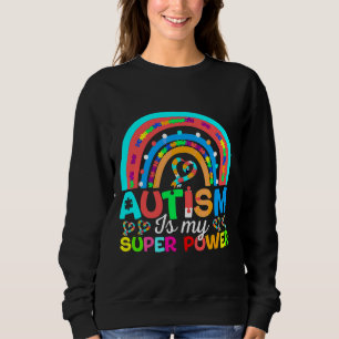 Autismus ist mein Super-Power und Puzzle Autismus  Sweatshirt