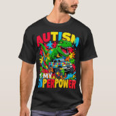 Autismus ist mein Superpower Dino Boys Monster Tru T-Shirt (Vorderseite)