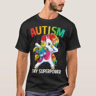 Autismus ist meine Supermacht, die Einhorn macht T-Shirt