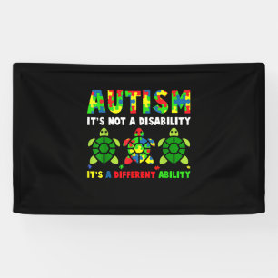 Autismus ist nicht eine Behinderung Autismus Bewus Banner