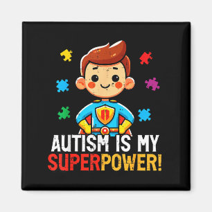 Autismus ist Superhelden-Superkraft asd Bewusstsei Magnet