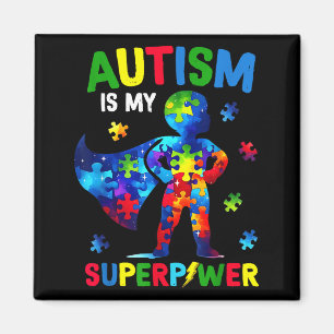 Autismus ist Superkraft Autismus-Bewusstsein Super Magnet