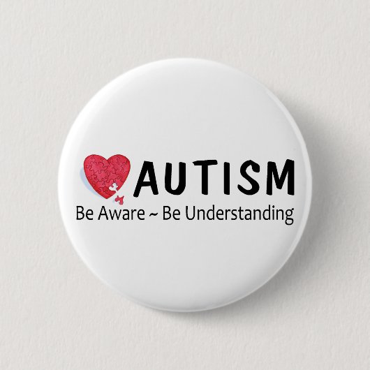 Autismus ist versteht bewusst button (Vorderseite)