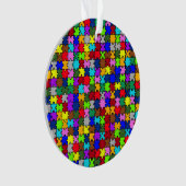 Autismus jigsaw ornament (Vorderseite)