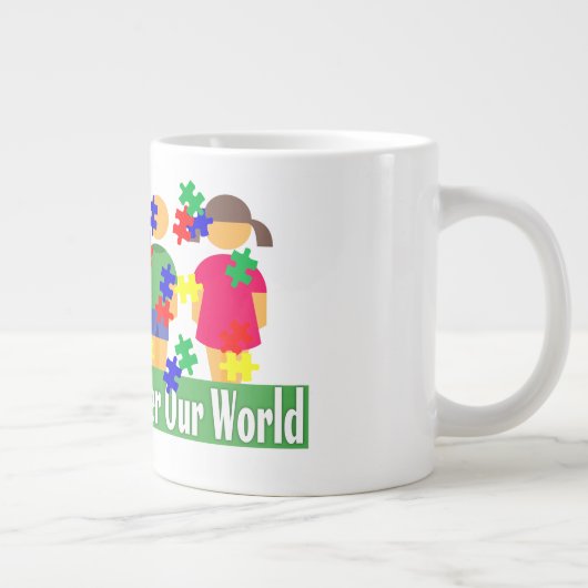 Autismus - Jumbo-Tasse (Rechts)