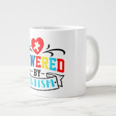 Autismus - Jumbo-Tasse (Vorderseite Rechts)