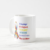 Autismus Kaffeetasse (Vorderseite Links)
