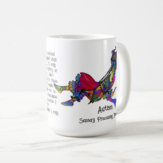 Autismus Kaffeetasse (VorderseiteRechts)