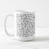 Autismus Kaffeetasse (Links)