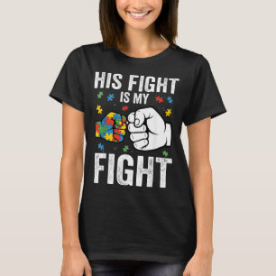 Autismus Kampf ist Kampf ASD Bewusstsein Vater Mut T-Shirt