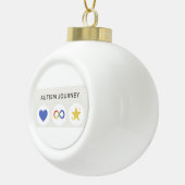 Autismus Keramik Kugel-Ornament (Rechts)