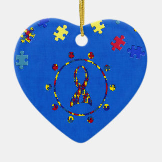 Autismus Keramik Ornament