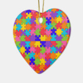 Autismus Keramik Ornament (Links)