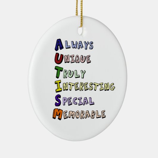 AUTISMUS KERAMIK ORNAMENT (Rechts)