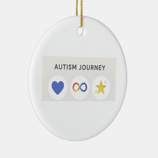 Autismus Keramik Ornament (Rechts)