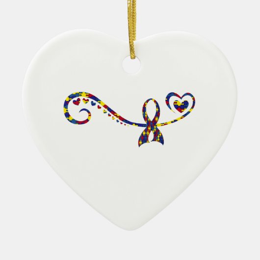 Autismus Keramikornament (Vorne)