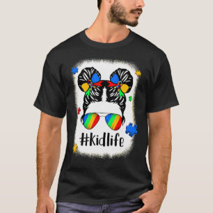 Autismus Kind Leben Unordentlicher Knoten Sonnenbr T-Shirt
