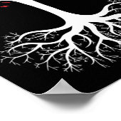 Autismus kommt nicht mit einem manuellen Behindert Poster (Ecke)