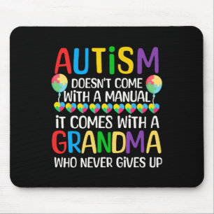 Autismus kommt nicht mit einem manuellen Bewusstse Mousepad