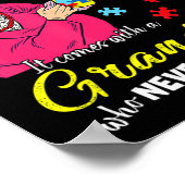 Autismus kommt nicht mit einem manuellen Oma, das  Poster (Ecke)