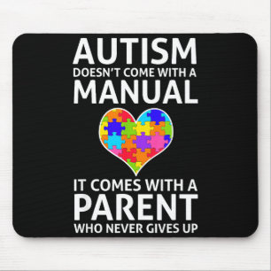 Autismus Kommt Nicht Mit Einer Anleitung Autismus Mousepad