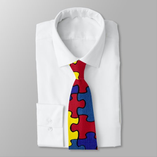 Autismus Krawatte (Gebunden)