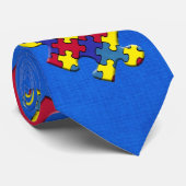 Autismus Krawatte (Gerollt)