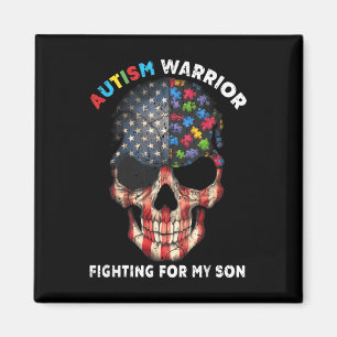 Autismus Krieger kämpfen für meine Sohn Geschenke  Magnet