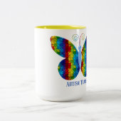 Autismus Lehrer Geschenk Tasse 15 oz Tasse (Mittel)