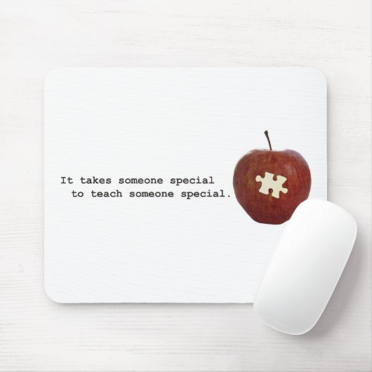 Autismus-Lehrer Mousepad (Mit Mouse)