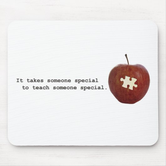 Autismus-Lehrer Mousepad (Vorne)
