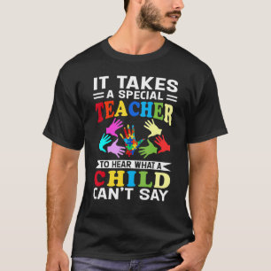 Autismus-Lehrer-Puzzleteil-Sonderkind-Frauen A T-Shirt