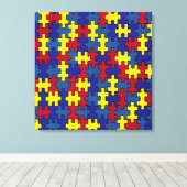 Autismus Leinwanddruck (Insitu (Holzboden))