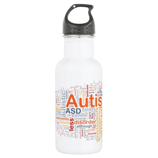 Autismus Liberty Flasche Trinkflasche (Vorderseite)
