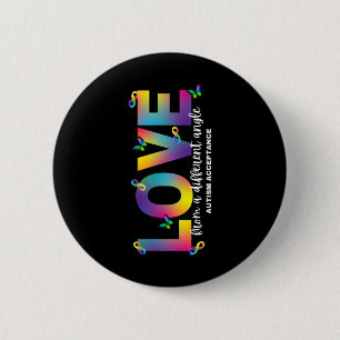 Autismus-Liebe aus einem anderen Angellack Button