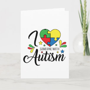 Autismus Liebe Print Karte