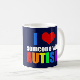 Autismus Liebe Regenbogenfamilie Unterstützung far Kaffeetasse