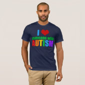 Autismus Liebe Regenbogenfamilie Unterstützung far T-Shirt (Vorne ganz)