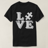 Autismus Liebe Shirt Autismus Bewusstsein Puzzle P (Design vorne)