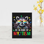 Autismus lustig sein in Awe meines Tismus Meme Aut Karte (Gelbe Blume)