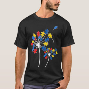 Autismus-Lustige Löwenzahn-Puzzleteile Autismus-Be T-Shirt