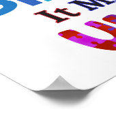 AUTISMUS macht mich einzigartig Poster (Ecke)