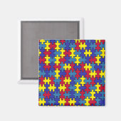 Autismus Magnet (Vorderseite/Rückseite)